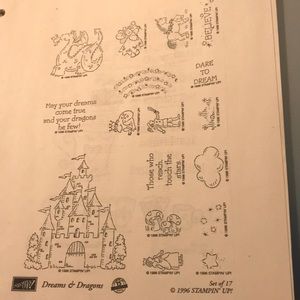 Stampin Up  Dreams & Dragons 1996